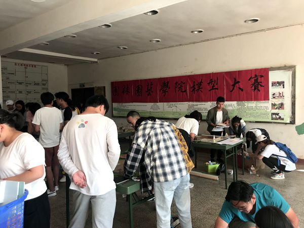 园林园艺学院举办“模型制作大赛”